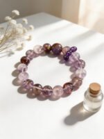 Purple Titanium Quartz Bracelet DH265