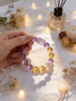 Amethyst & Citrine Intuition & Abundance Bracelet - 图片 2