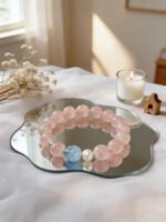 Rose Quartz & Aquamarine Love & Calm Bracelet - 图片 4