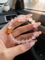 Rose Quartz & Sunstone Love & Self-Love Bracelet DH234 - 图片 2
