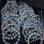 Natural Aquamarine (High-Grade with Black Sparkle Inclusions)