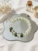 Prehnite & Green Agate Bracelet DH182