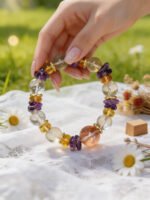Citrine & Amethyst Abundance & Clarity Bracelet - 图片 3