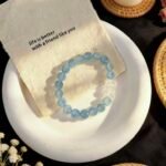Aquamarine & Clear Quartz Calm Communication Bracelet