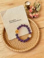 Amethyst & Citrine Abundance & Intuition Bracelet ZSJ1002