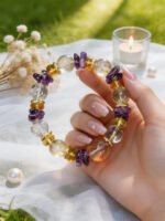 Citrine & Amethyst Abundance & Clarity Bracelet - 图片 2