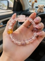 Rose Quartz & Sunstone Love & Self-Love Bracelet DH234 - 图片 3