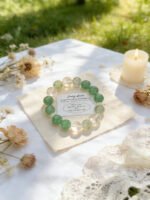 Green Aventurine & Clear Quartz Abundance Bracelet DH222