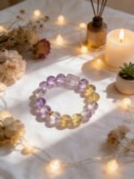Amethyst & Citrine Intuition & Abundance Bracelet
