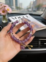 Full product name: Lavender Amethyst Crystal Bracelet DH119 - 图片 4
