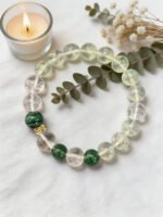 Prehnite & Green Agate Bracelet DH182 - 图片 3
