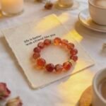 Red Rutilated Quartz & Sunstone Vitality & Abundance Bracelet