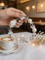 Clear Quartz & Pearl Clarity & Serenity Bracelet - 图片 3