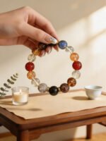 Citrine & Red Agate Abundance & Grounding Bracelet DH251 - 图片 4