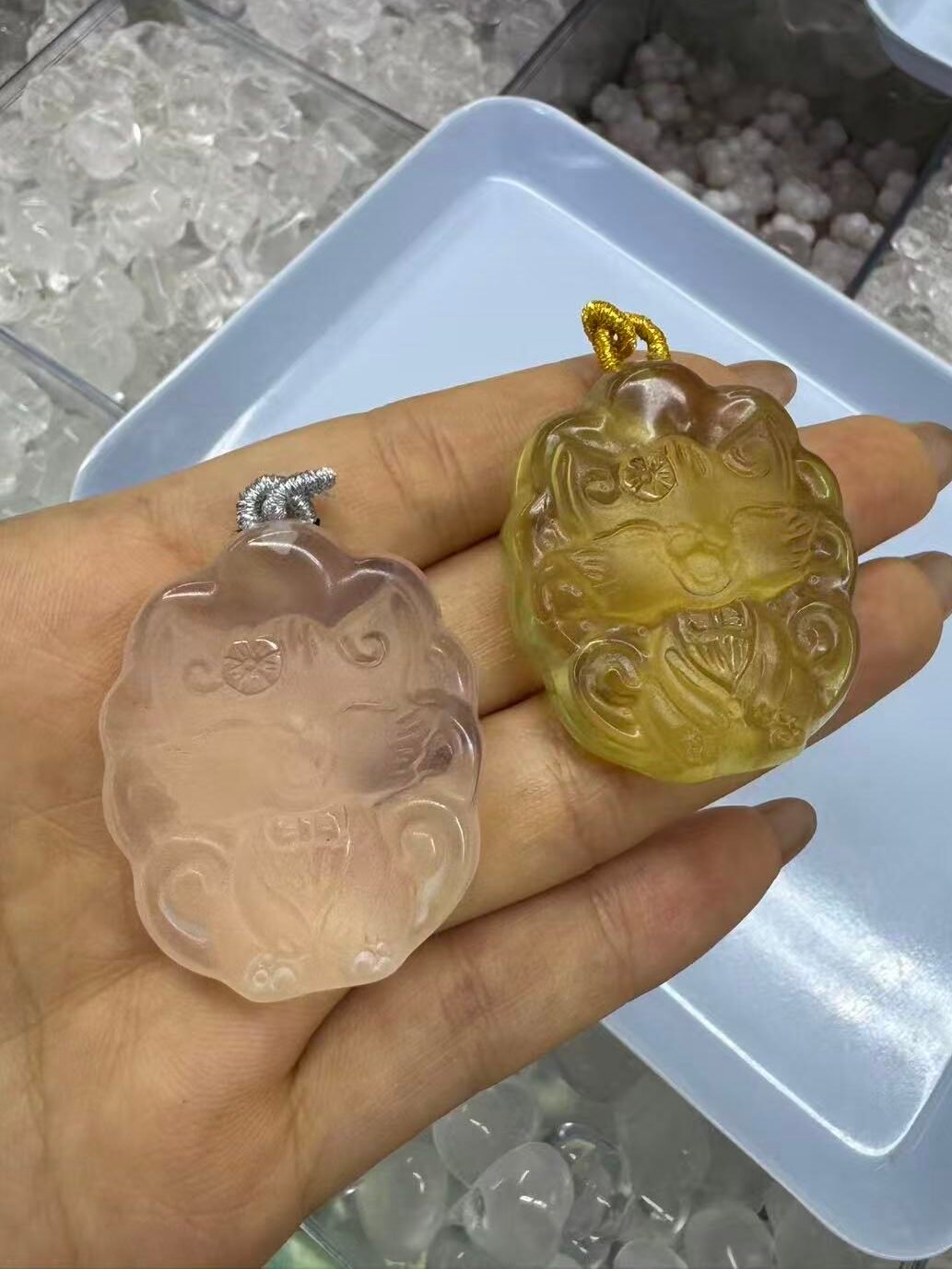 微信图片_20260618155816_1927_42 Citrine (Clear Quartz) Pendant - 图片 1
