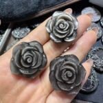 Silver Sheen Obsidian Pendant